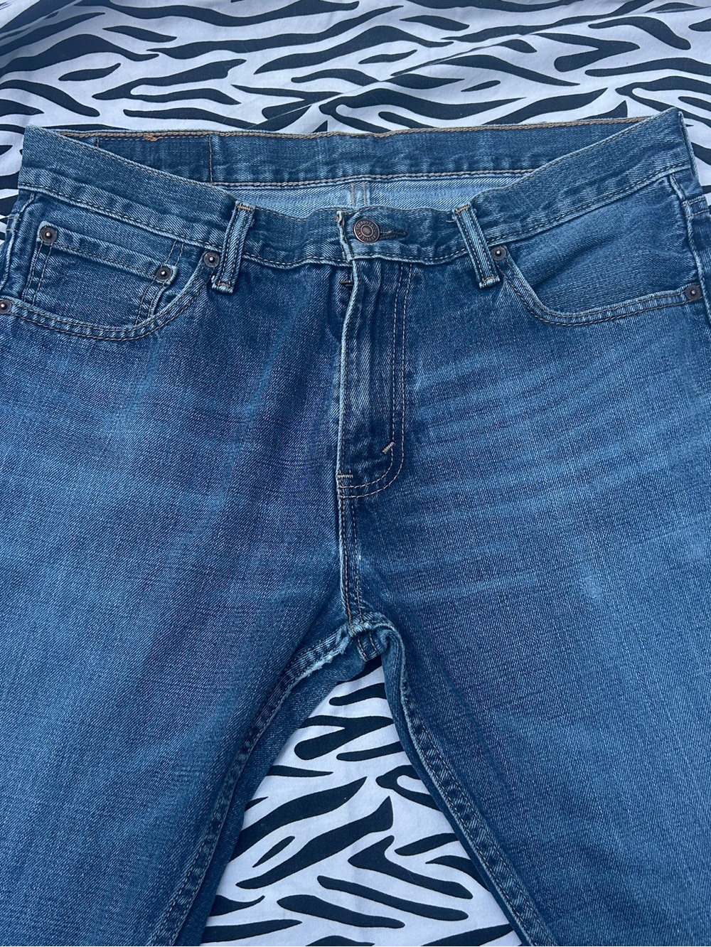 Levi's 527 Men's Straight Fit Indigo Denim Jeans (W) 33 (L) 32